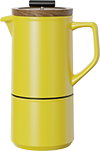 Eternity French Press Coffee For One CPA450-02A Yellow