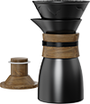 Aurora Pour Over Coffee Maker CPC550-02A Black