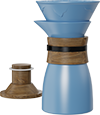 Aurora Pour Over Coffee Maker CPC550-02A Blue