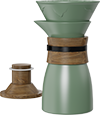 Aurora Pour Over Coffee Maker CPC550-02A Green