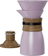 Aurora Pour Over Coffee Maker CPC550-02A Purple