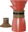 Aurora Pour Over Coffee Maker CPC550-02A Red