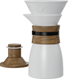 Aurora Pour Over Coffee Maker CPC550-02A White