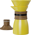 Aurora Pour Over Coffee Maker CPC550-02A Yellow