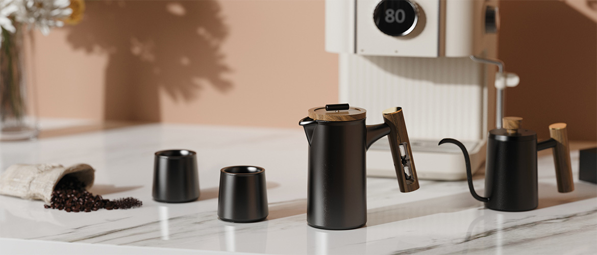 Polaris Ceramic French Press Set CZ-36A