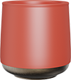 Double-Layered Cup with Gold Bottom TPA230-01B Red