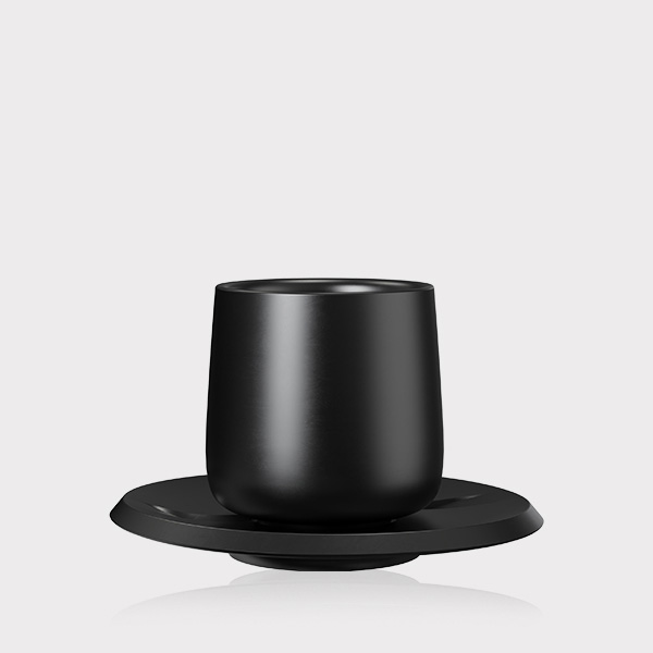 Double Walled Coffee Cup and Saucer TPA150-01B