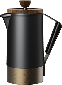 Duke French Press Coffee Maker CPA600-06A Black
