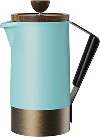 Duke French Press Coffee Maker CPA600-06A Blue