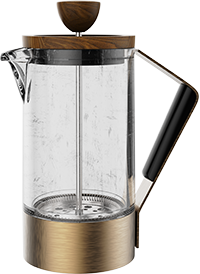 Duke French Press Coffee Maker CPA600-06A Glass