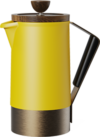 Duke French Press Coffee Maker CPA600-06A Yellow