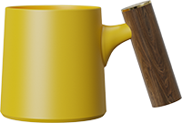 Keep forging ahead mug CM450-03A Yellow