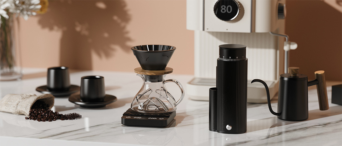 Leaf Pour Over Coffee Maker Travel Kit CD450-01A