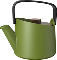 Listening Tea Pot TPA800-01A Green