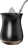 Gold Bottom Yerba Mate Cups MD350-01A Black