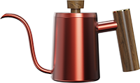 Meteor Goose Neck Kettle CH05A Red