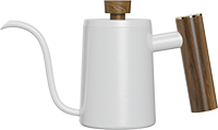 Meteor Goose Neck Kettle CH05A White