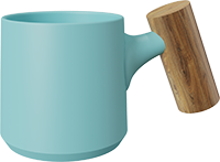 Mini Cappuccino Coffee Cup CM230-03A Blue