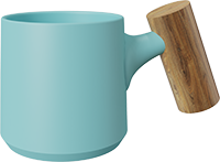 Mini Cappuccino Coffee Cup CM90-01A Blue