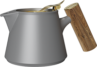Nest Tea Pot TPA600-10A Gray