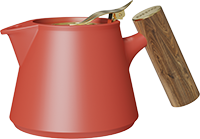 Nest Tea Pot TPA600-10A Red