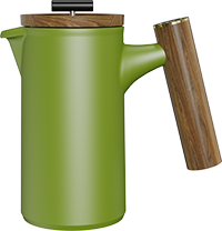 Polaris Ceramic French Press CPA600-03A Green