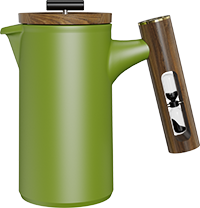 Polaris Ceramic French Press CPA600-05A Green