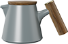 800ml Climber Tea Pot TPA800-03A Grey
