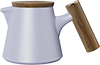 800ml Climber Tea Pot TPA800-03A Light Purple