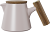800ml Climber Tea Pot TPA800-03A Lilac Grey