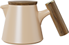 800ml Climber Tea Pot TPA800-03A Orange