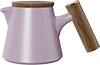 800ml Climber Tea Pot TPA800-03A Purple