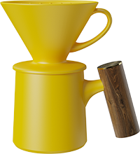 Vigor Dripper Coffee Mug Set CZ-01A Yellow