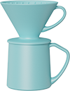 Vigor Dripper Coffee Mug Set CZ-01B Blue