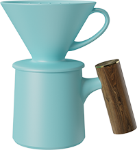 Vigor-V60 Dripper Coffee Mug Set CZ-01A Blue