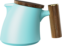 Watcher Tea Pot TPA600-02A Blue
