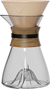 XS Single-Wall Glass Coffee Server Set XS600-01A Khaki