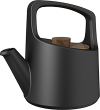 ZHENG tea pot TPA800-06A Black