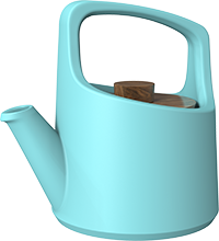ZHENG tea pot TPA800-06A Blue