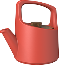 ZHENG tea pot TPA800-06A Red